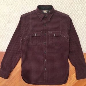 Ralph Lauren RRL wool work shirt small